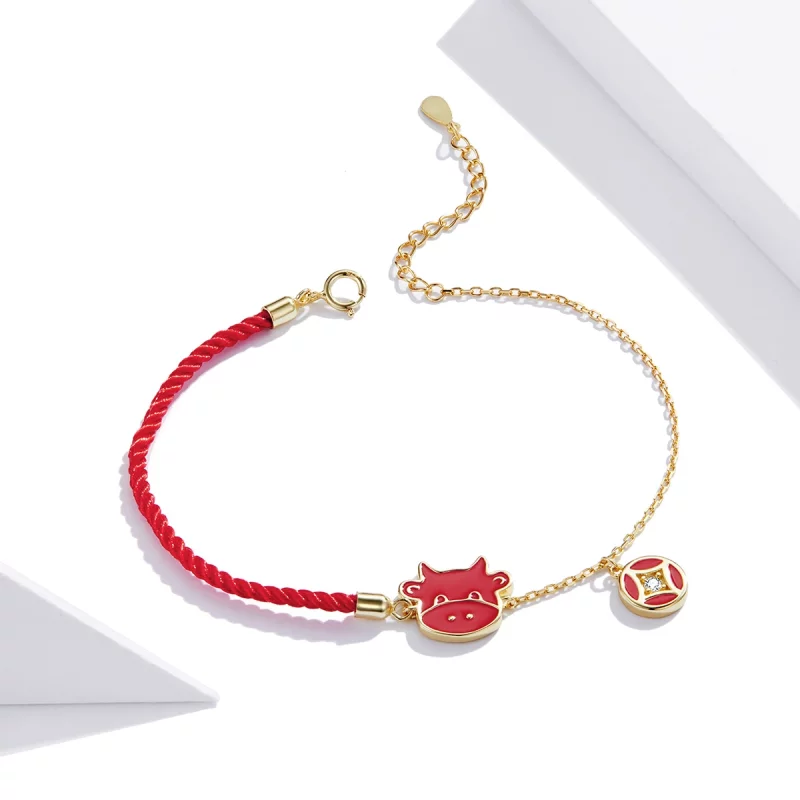 (image pour) Bracelet de style Pandora Taureau - SCB207 - Afficher 2