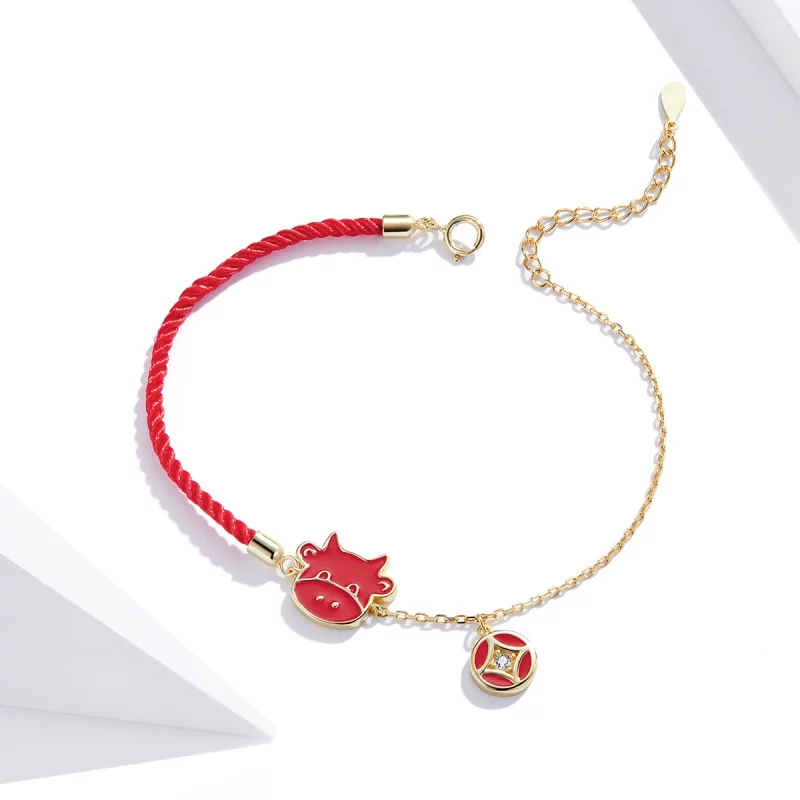 (image pour) Bracelet de style Pandora Taureau - SCB207 - Afficher 3