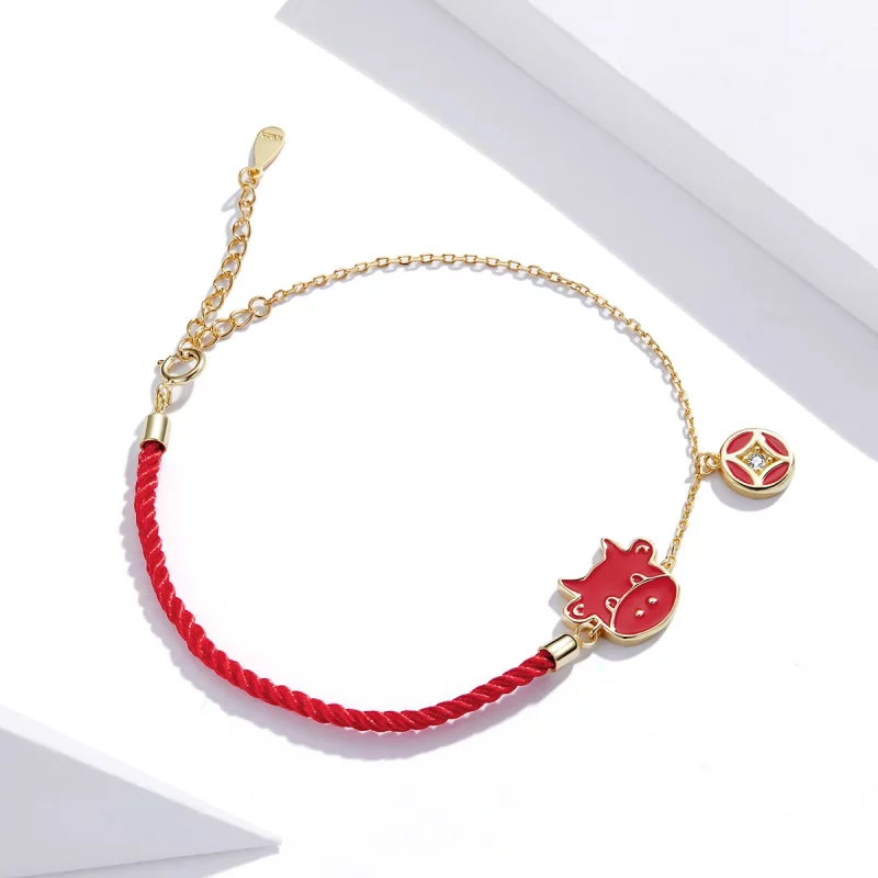 (image pour) Bracelet de style Pandora Taureau - SCB207 - Afficher 4