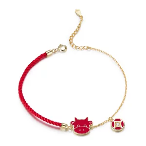 Bracelet de style Pandora Taureau - SCB207 (image pour) Bracelet de style Pandora Taureau - SCB207