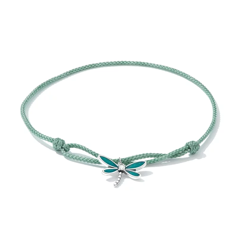 (image pour) Bracelet estival style Pandora avec libellule - SCB237 - Afficher 3