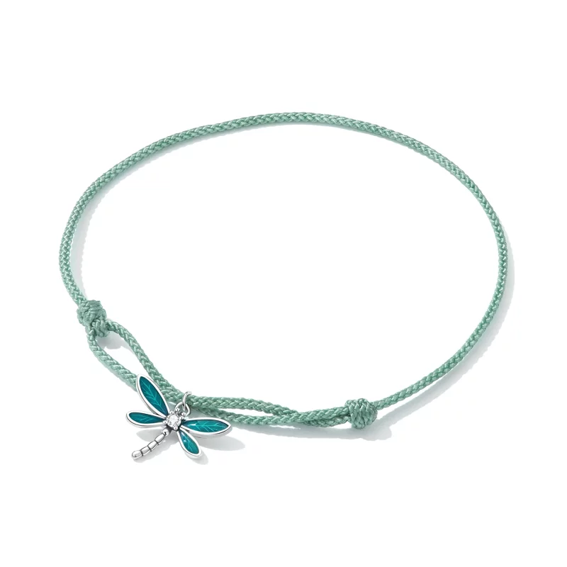 (image pour) Bracelet estival style Pandora avec libellule - SCB237 - Afficher 4