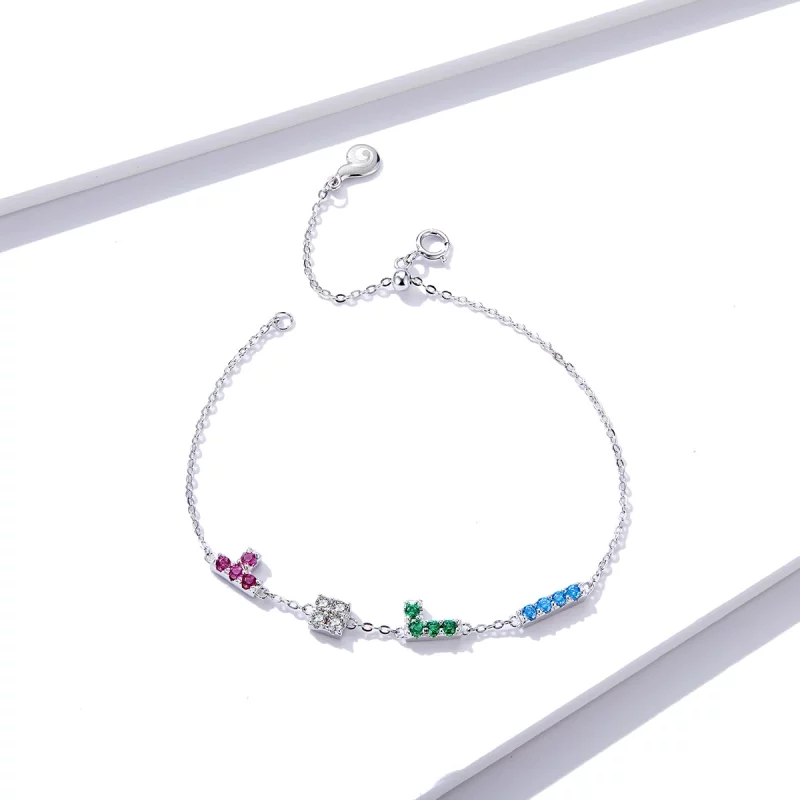 (image pour) Bracelet Pandora Style Tetris - BSB040 - Afficher 2