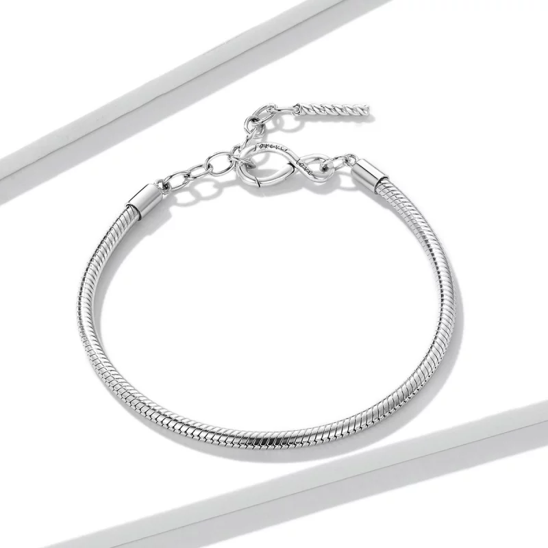(image pour) Bracelet Simple et Infini de Style Pandora - BSB085 - Afficher 2