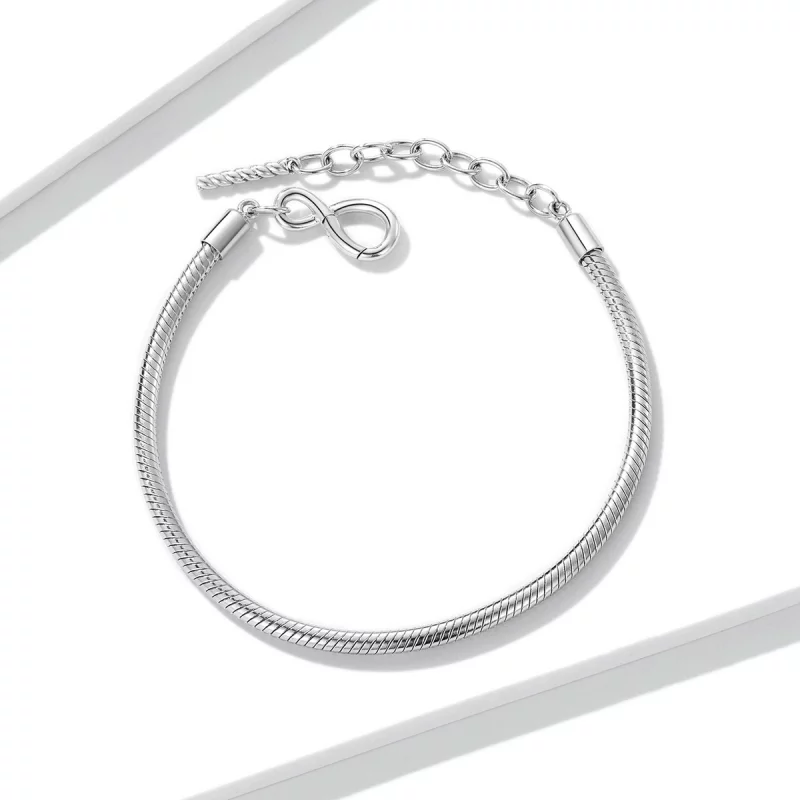 (image pour) Bracelet Simple et Infini de Style Pandora - BSB085 - Afficher 4