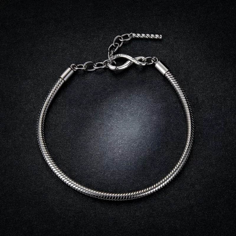 (image pour) Bracelet Simple et Infini de Style Pandora - BSB085 - Afficher 5
