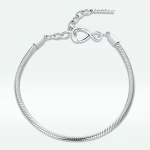 (image pour) Bracelet Simple et Infini de Style Pandora - BSB085