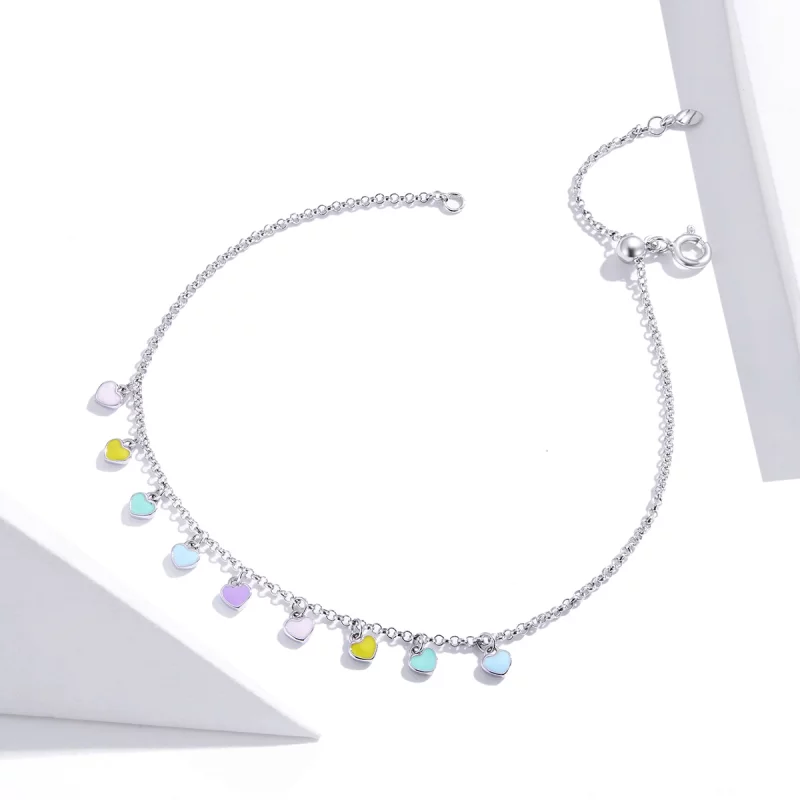 (image pour) Bracelet Style PANDORA Amour arc-en-ciel - SCT020 - Afficher 3