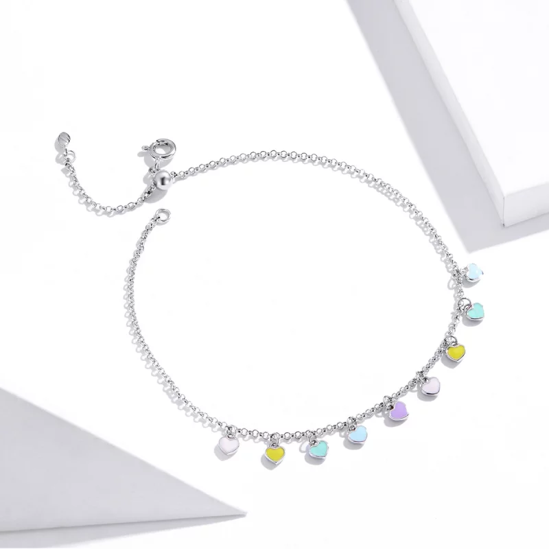 (image pour) Bracelet Style PANDORA Amour arc-en-ciel - SCT020 - Afficher 4