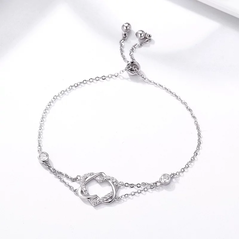 (image pour) Bracelet Style PANDORA Amour Cardiogramme - SCB022 - Afficher 4