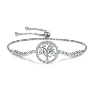 Bracelet Style PANDORA Arbre de vie lumineux - SCB035 (image pour) Bracelet Style PANDORA Arbre de vie lumineux - SCB035