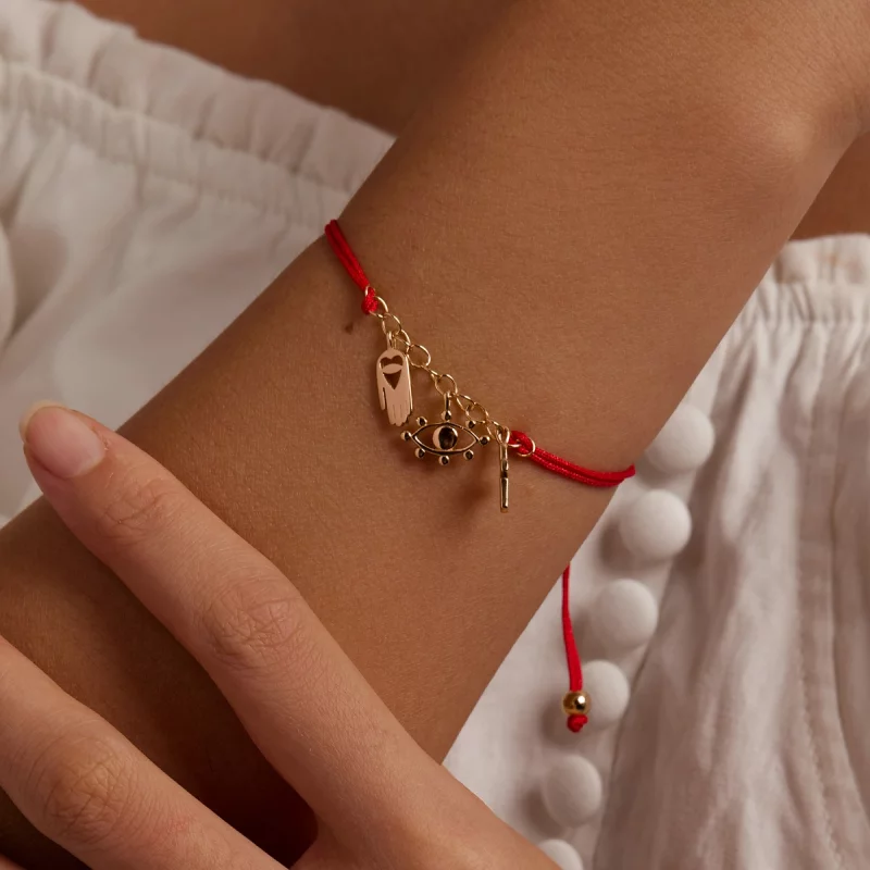 (image pour) Bracelet style Pandora avec symbole de chance - SCB226 - Afficher 6