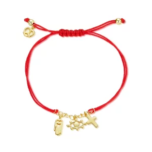 Bracelet style Pandora avec symbole de chance - SCB226 (image pour) Bracelet style Pandora avec symbole de chance - SCB226