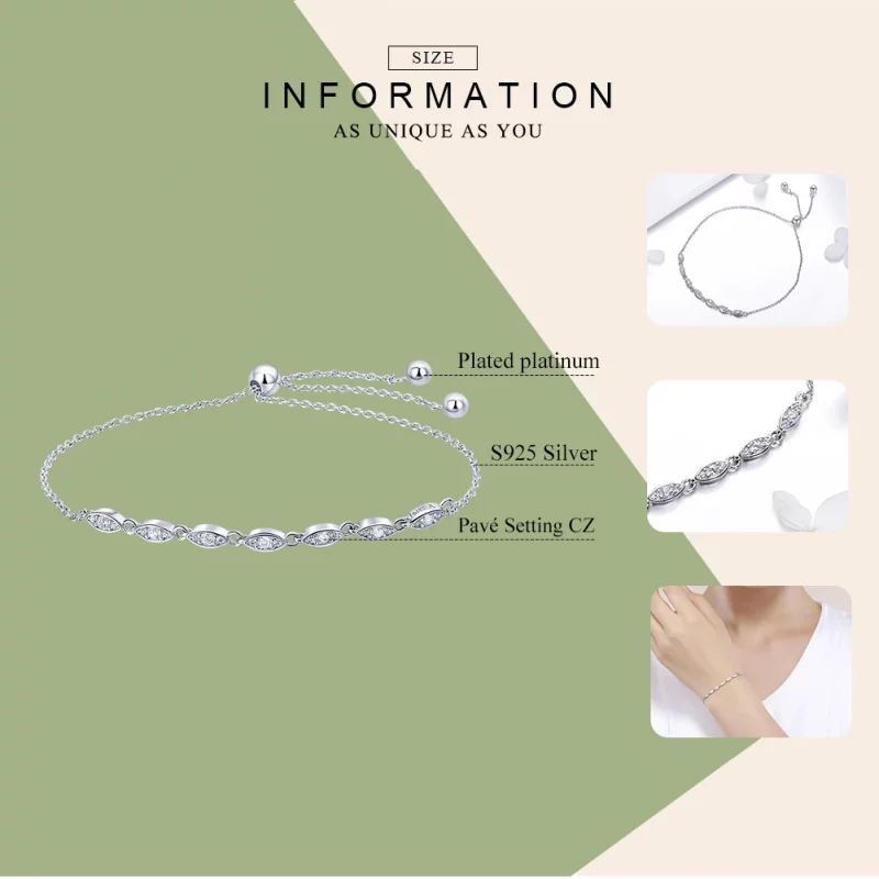 (image pour) Bracelet Style PANDORA Beauté de la simplicité - SCB086 - Afficher 5