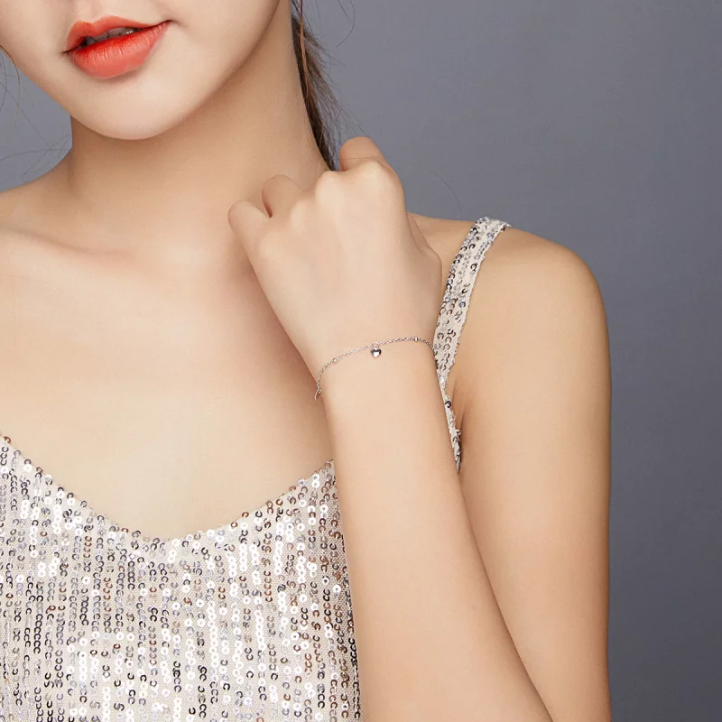 (image pour) Bracelet Style PANDORA Coeur aimant - SCB191 - Afficher 5