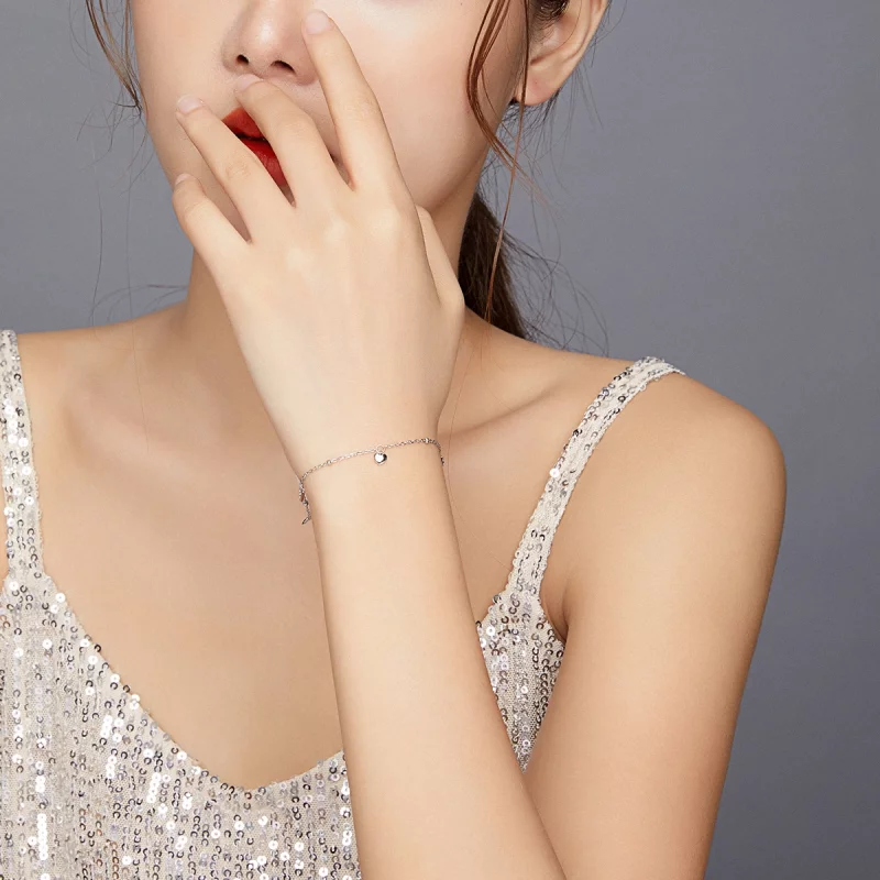 (image pour) Bracelet Style PANDORA Coeur aimant - SCB191 - Afficher 6