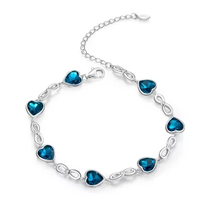 (image pour) Bracelet Style PANDORA Coeur d'océan - SCB163