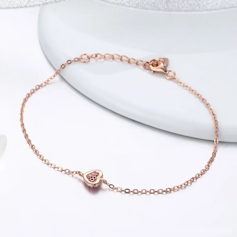 (image pour) Bracelet Style PANDORA Coeur élégant - SCB050 - Afficher 5
