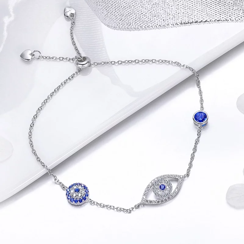 (image pour) Bracelet Style PANDORA Eyeil gardien - SCB089 - Afficher 4