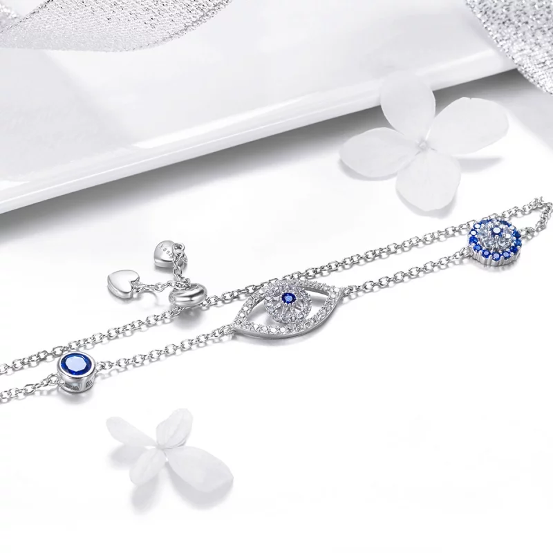 (image pour) Bracelet Style PANDORA Eyeil gardien - SCB089 - Afficher 5