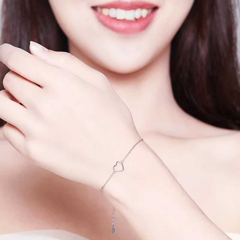 (image pour) Bracelet Style PANDORA Forme d'amour - SCB159 - Afficher 2