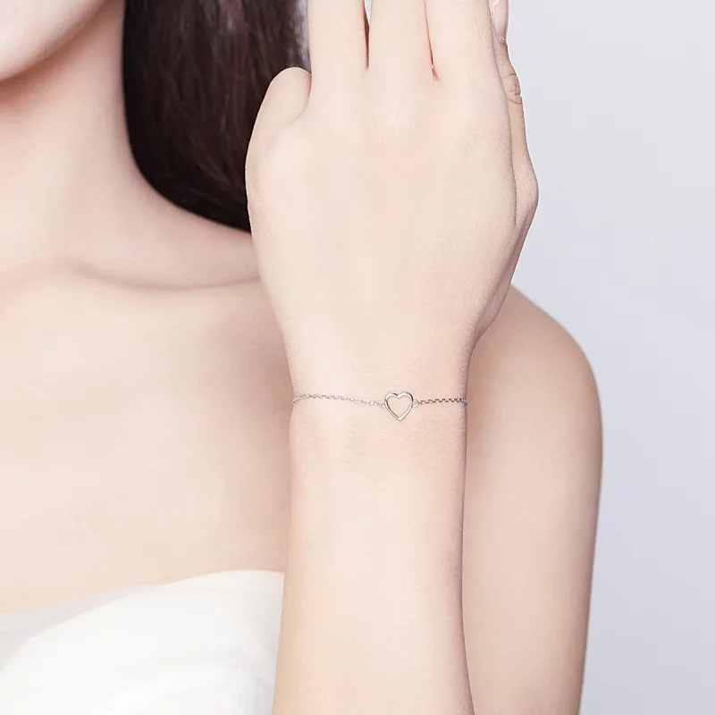 (image pour) Bracelet Style PANDORA Forme d'amour - SCB159 - Afficher 5