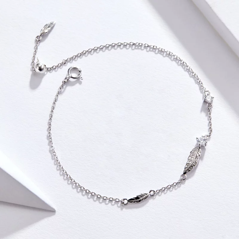 (image pour) Bracelet Style PANDORA La plume - SCB133 - Afficher 3