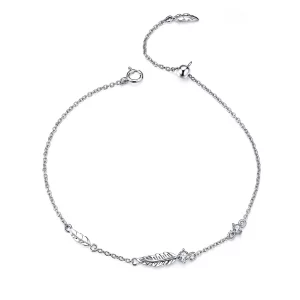 (image pour) Bracelet Style PANDORA La plume - SCB133