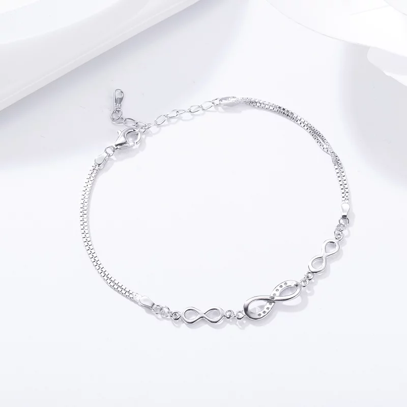 (image pour) Bracelet Style PANDORA Élégance sans fin - SCB037 - Afficher 5