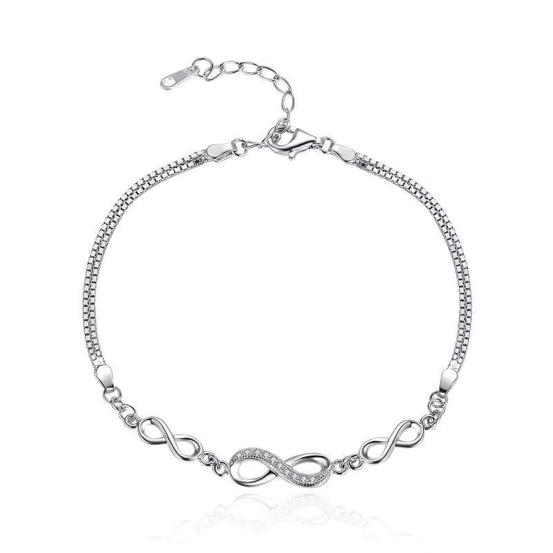 (image pour) Bracelet Style PANDORA Élégance sans fin - SCB037
