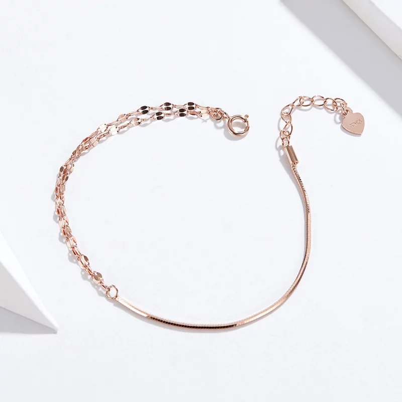 (image pour) Bracelet Style PANDORA Ligne simple - SCB149 - Afficher 3
