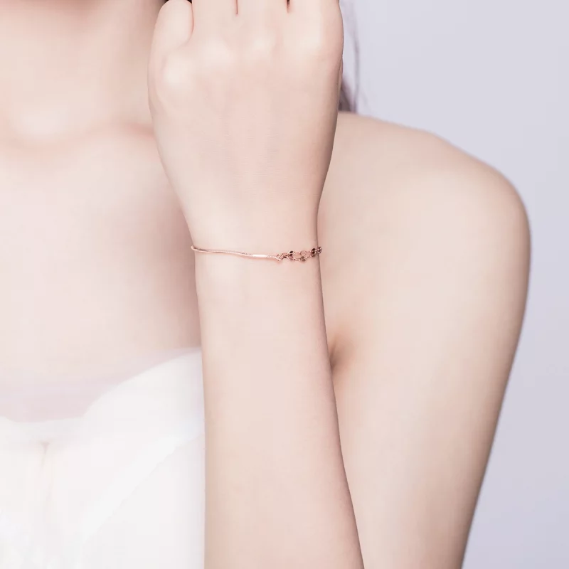 (image pour) Bracelet Style PANDORA Ligne simple - SCB149 - Afficher 6