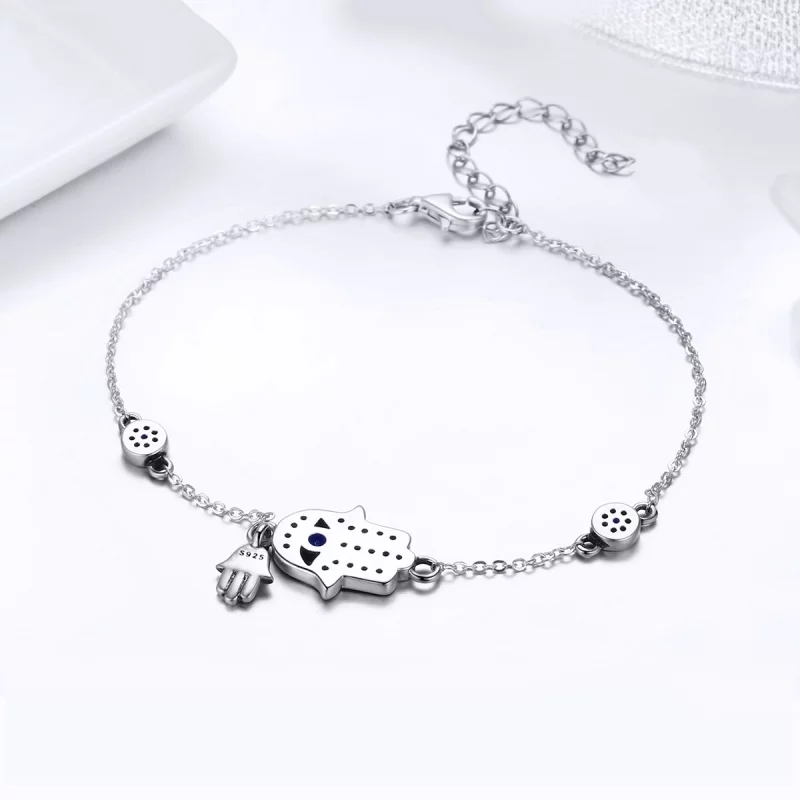 (image pour) Bracelet Style PANDORA Main de Fatima - SCB079 - Afficher 4