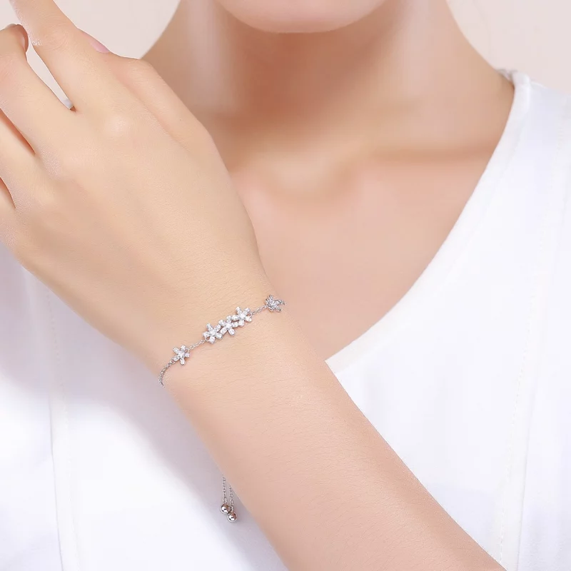 (image pour) Bracelet Style PANDORA Marguerite - SCB084 - Afficher 3