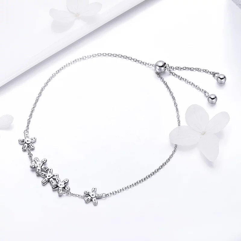 (image pour) Bracelet Style PANDORA Marguerite - SCB084 - Afficher 4