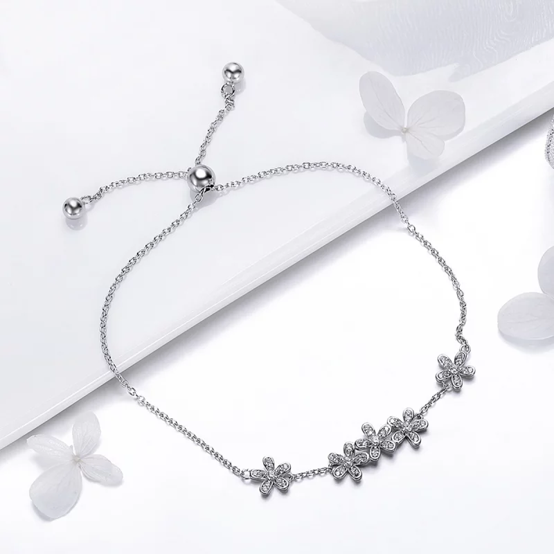(image pour) Bracelet Style PANDORA Marguerite - SCB084 - Afficher 5