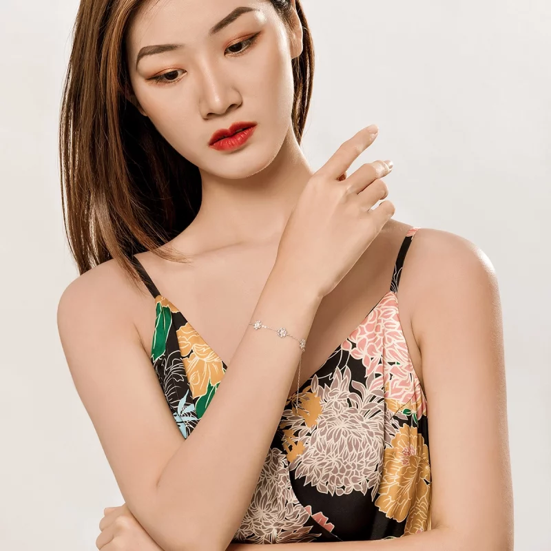 (image pour) Bracelet Style PANDORA Marguerite - SCB165 - Afficher 6