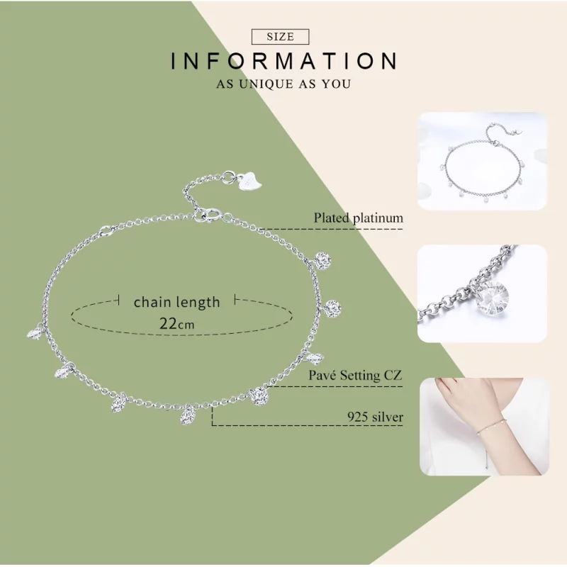(image pour) Bracelet Style PANDORA Oxyde de zirconium - SCB103 - Afficher 6