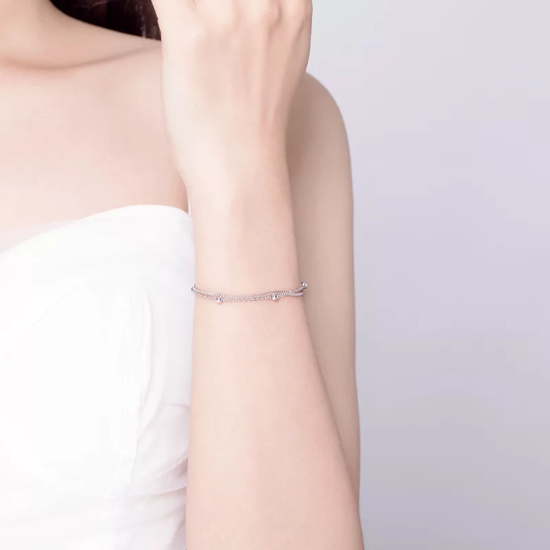 (image pour) Bracelet Style PANDORA Petites Perles - SCB131 - Afficher 4
