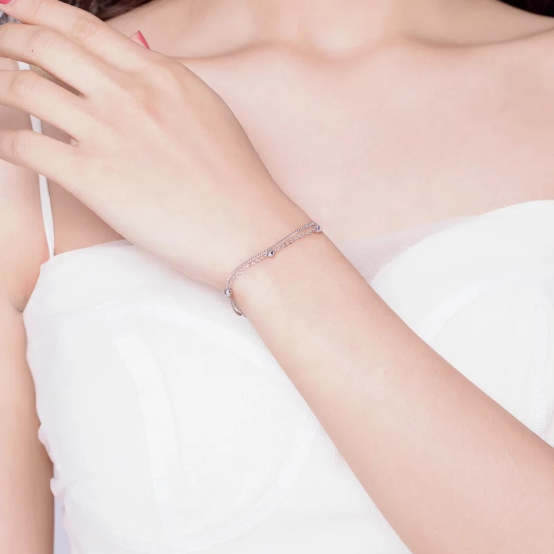(image pour) Bracelet Style PANDORA Petites Perles - SCB131 - Afficher 5
