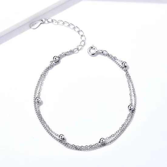 (image pour) Bracelet Style PANDORA Petites Perles - SCB131