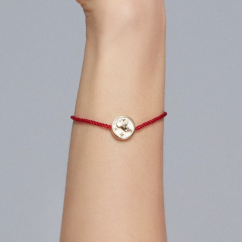 (image pour) Bracelet style Pandora signe du Taureau - BSB072 - Afficher 5