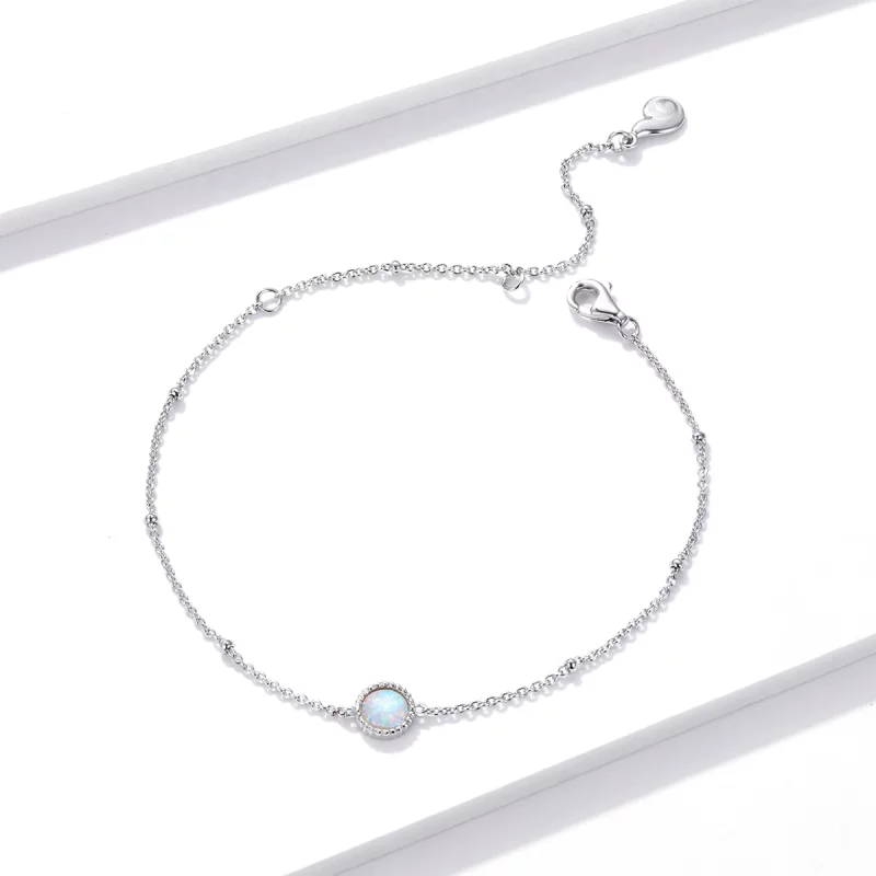 (image pour) Bracelet Style PANDORA Superbe opale - BSB054 - Afficher 2