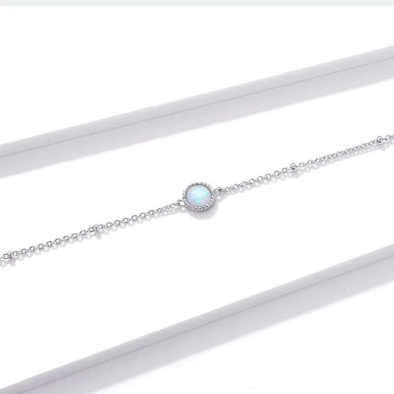 (image pour) Bracelet Style PANDORA Superbe opale - BSB054 - Afficher 4