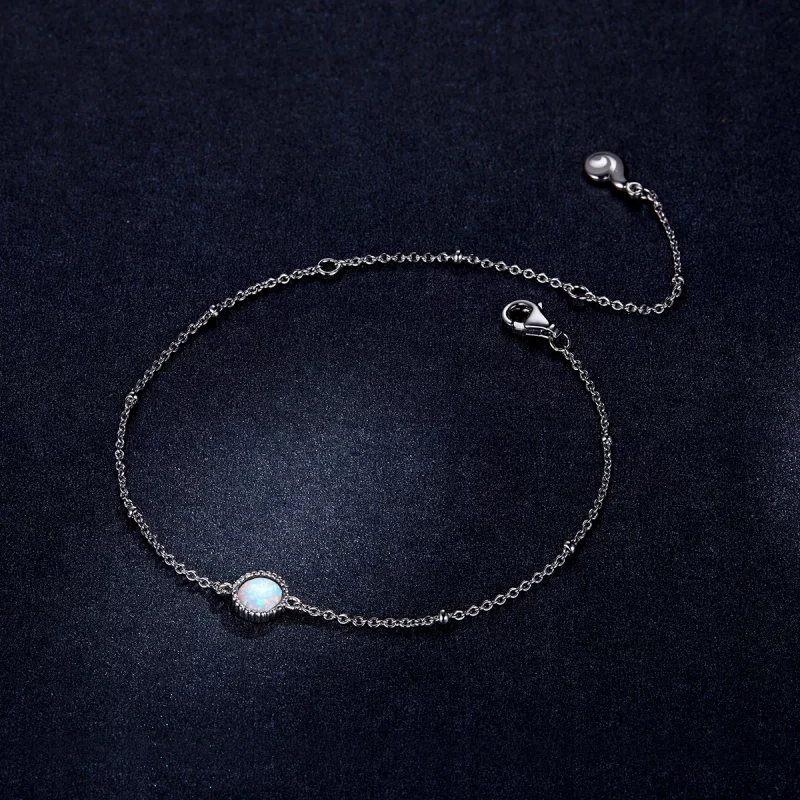 (image pour) Bracelet Style PANDORA Superbe opale - BSB054 - Afficher 5