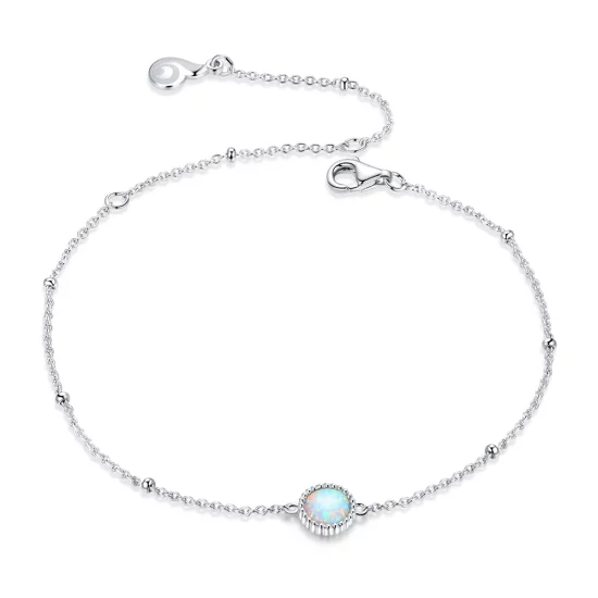 (image pour) Bracelet Style PANDORA Superbe opale - BSB054
