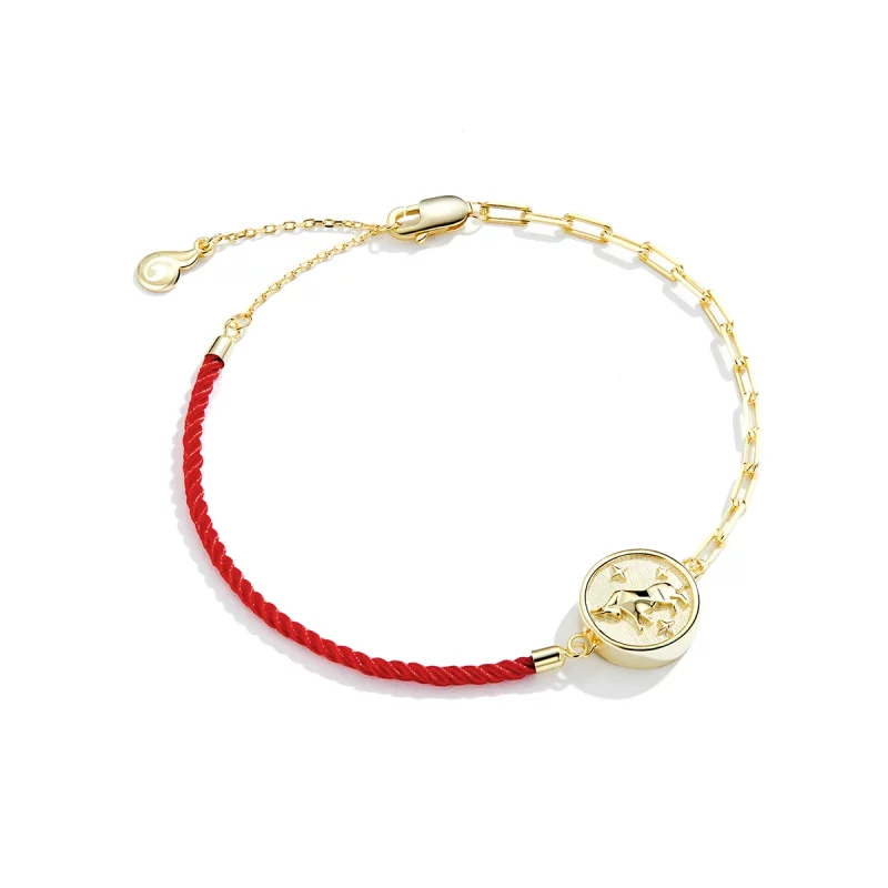 (image pour) Bracelet style Pandora Taureau - BSB075 - Afficher 3