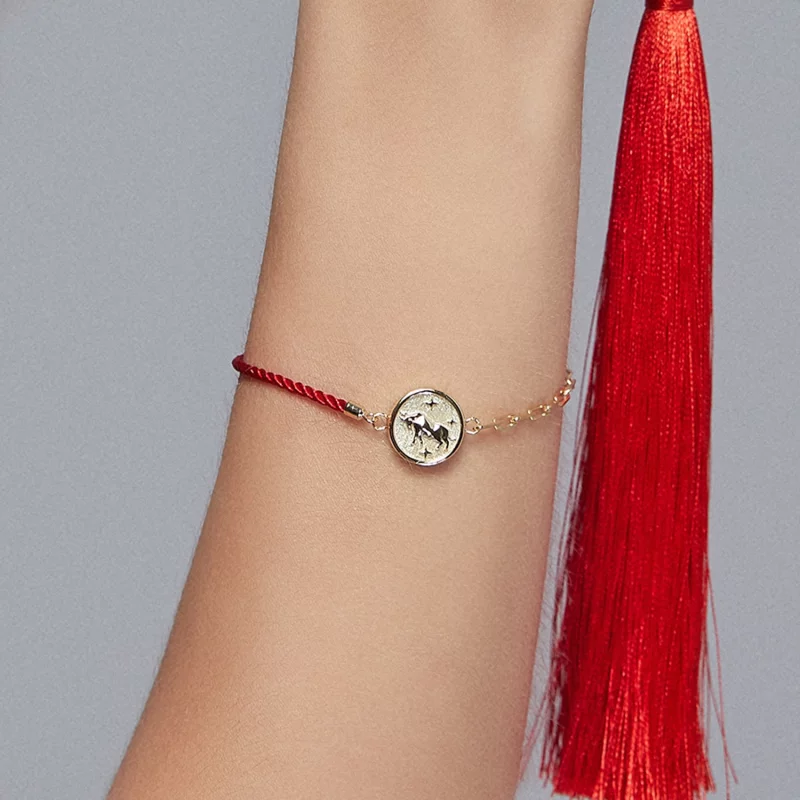 (image pour) Bracelet style Pandora Taureau - BSB075 - Afficher 4