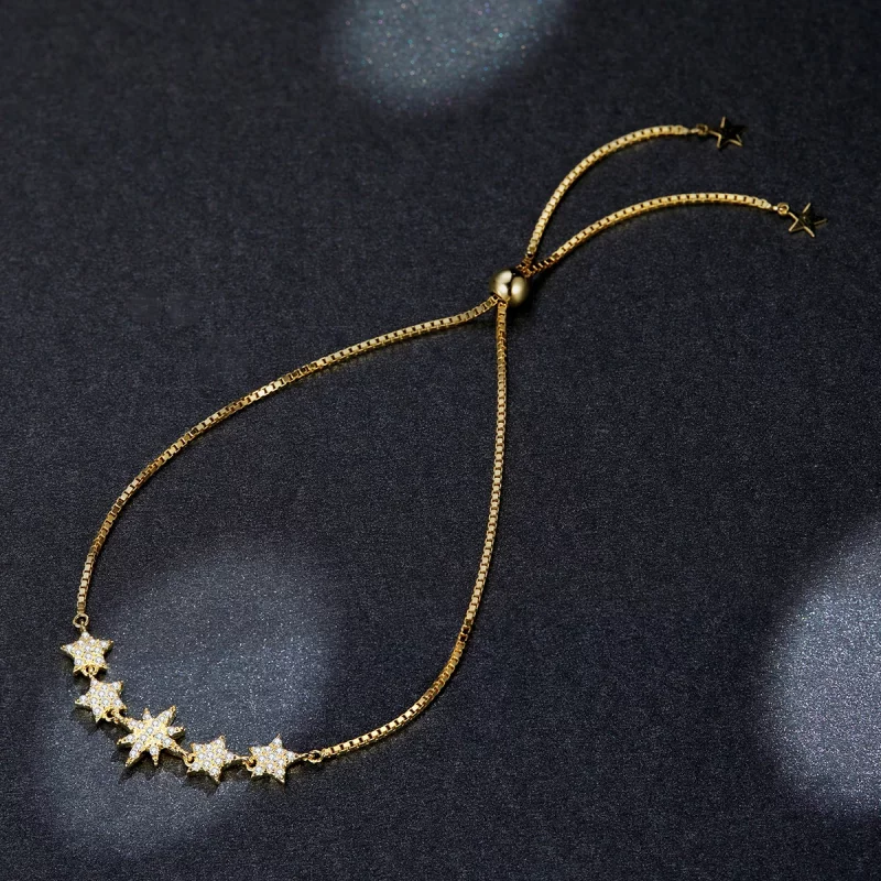 (image pour) Bracelet style Pandora Étoilé - BSB067 - Afficher 5
