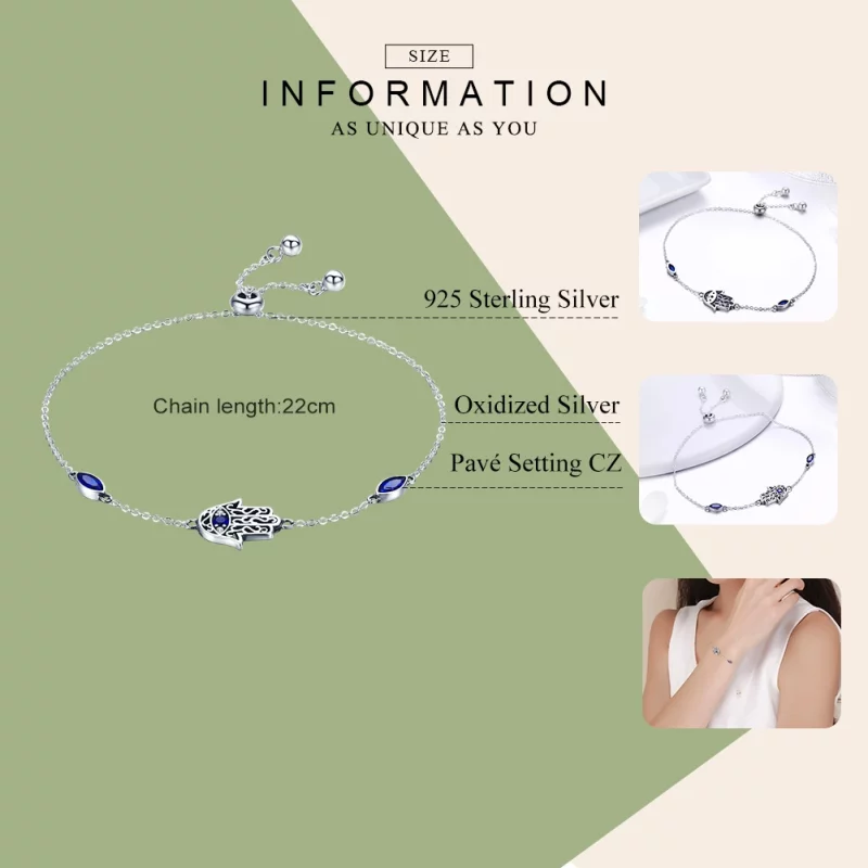 (image pour) Bracelet Style PANDORA Vous protéger - SCB076 - Afficher 5